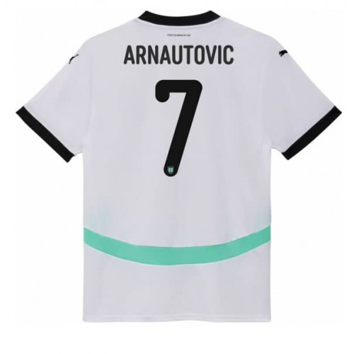 Fotbalové Dres Rakousko Marko Arnautovic #7 Venkovní ME 2024 Krátký Rukáv